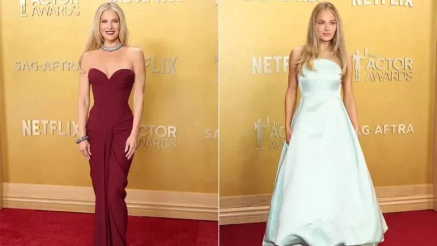 Ali Larter and Michelle Randolph Dazzle at Actor Awards in ‘Landman’ Styles