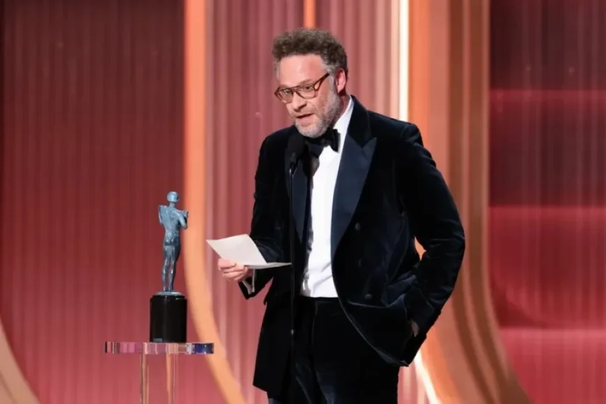 Seth Rogen Delivers Heartfelt Speech Accepting Catherine O’Hara’s Actor Award