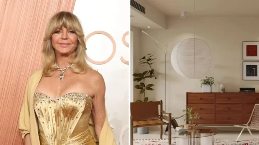 Goldie Hawn’s Pendant Light Showcases Exceptional Taste in Design