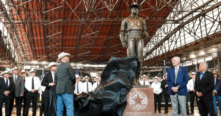 Statue Relocated from Dallas Love Field to Texas Rangers Ballpark