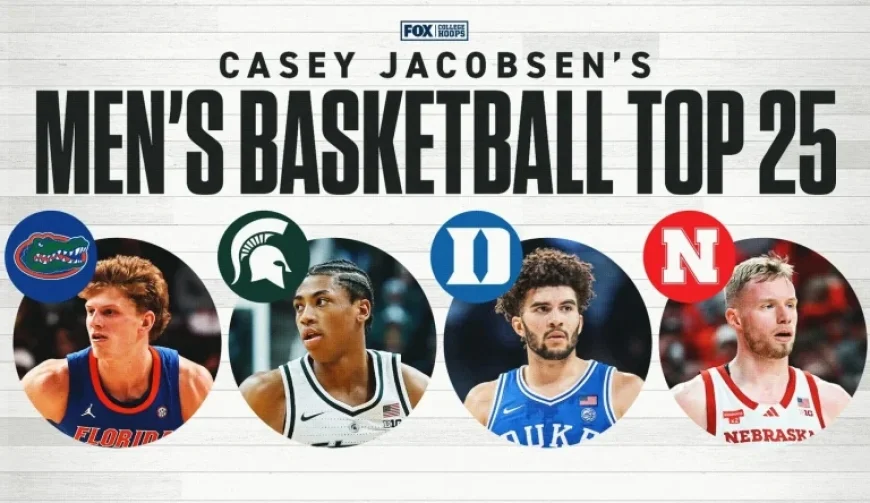 Florida Cracks Top 5 in Men’s College Basketball Rankings; MSU, Nebraska Rise