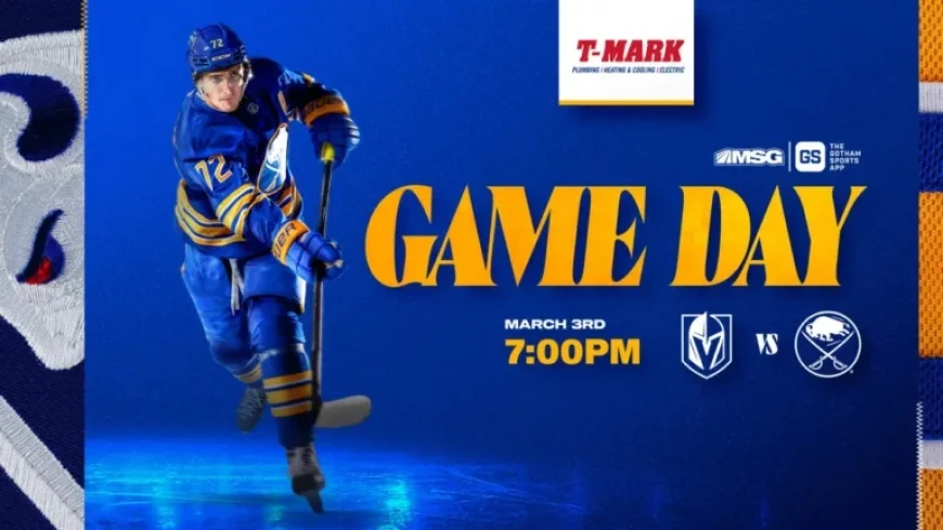 Watch Sabres vs. Golden Knights: Lineup Insights and Key Storylines