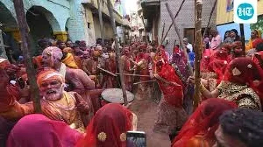 Holi Festival Reveals a Fractured Tradition: Bonfires of Renewal, Playful Beatings and Martial Pageantry