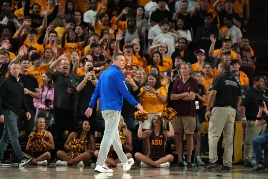 Bill Self ejected in Tempe, and a single whistle changes the shape of a night