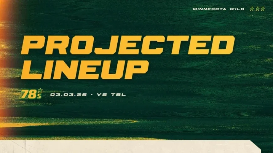 Lightning Vs Wild: Projected Lineup Emerges Ahead of 8:30 p.m. Faceoff at Grand Casino Arena