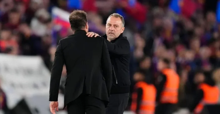 Diego Simeone Shares Message to Hansi Flick After Atletico Eliminates Barcelona