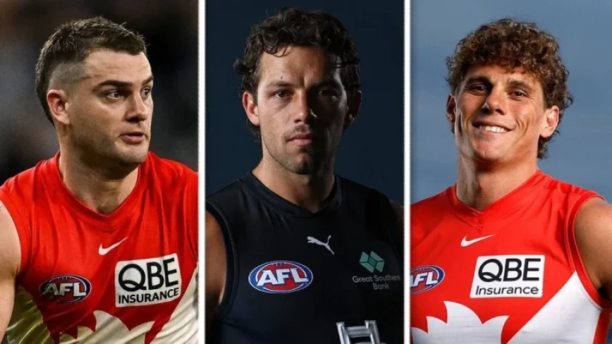 Charlie Curnow to Run Out for Swans as Blues Confirm Seven New Faces
