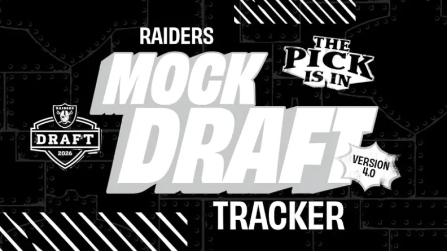 Raiders 2026 Mock Draft Tracker: Version 4.0 Update