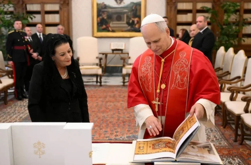 Pope Leo XIV receives the President of the Republic of Malta at the Vatican