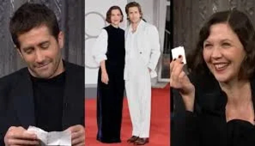 Jake Gyllenhaal finds meaningful note tucked in late-night couch as family and film news converge