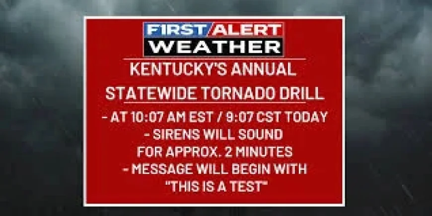 Tornado Warning test set for Lexington as Kentucky statewide drill hits Wednesday morning