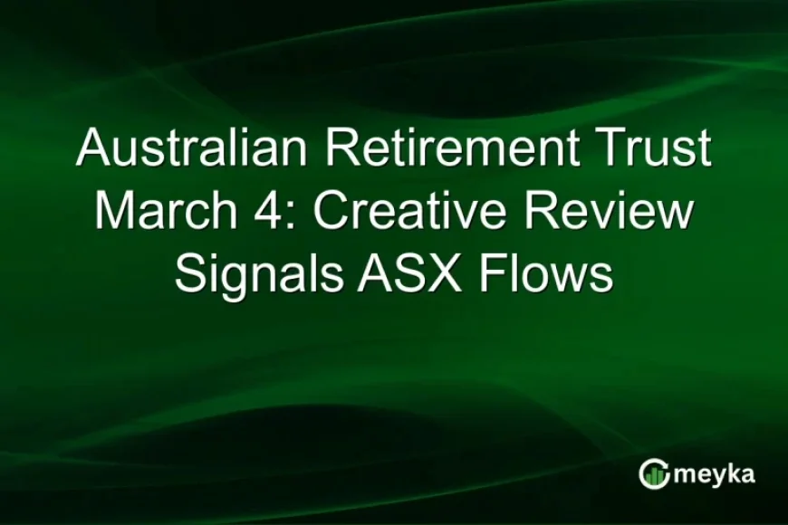 Australia Retirement Trust review: Creative change at a $370B super and the markets it could move