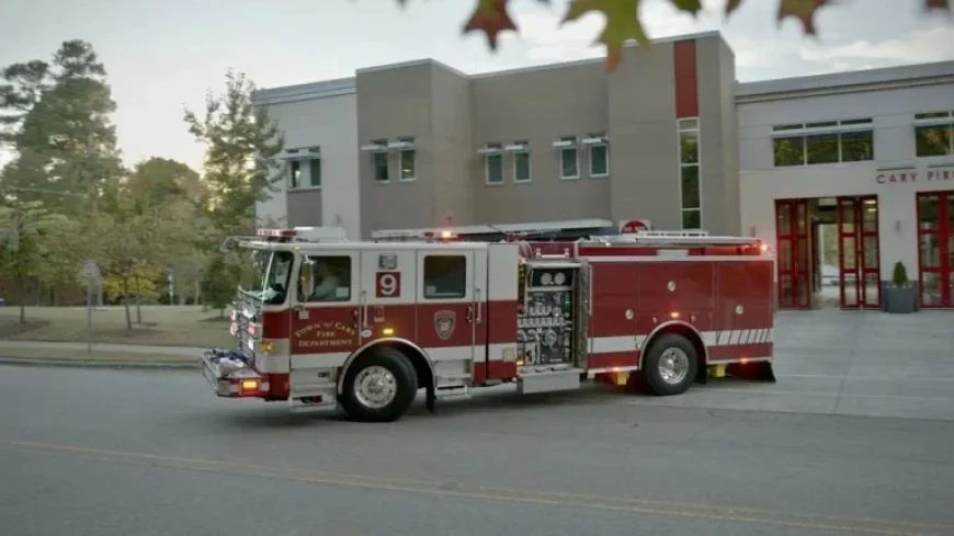 Cary Leads Driving Change with the East Coast’s First Electric Fire Truck