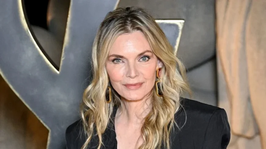Michelle Pfeiffer Dominates Front Row in Bold YSL Look — A Fashion Moment That Reframes Age and Image
