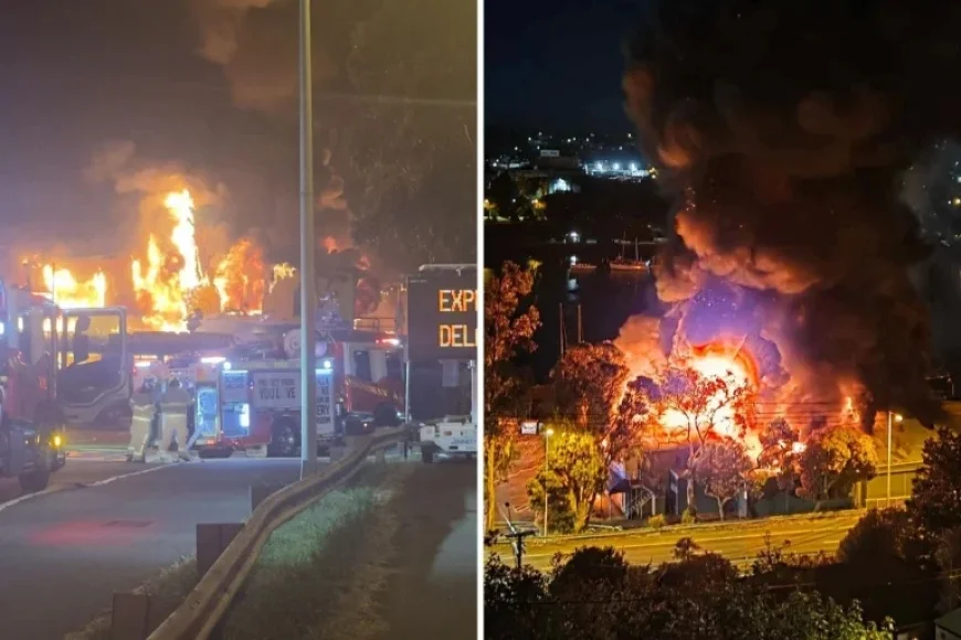 Tamar Marine: Major fire reveals critical water-supply failure at Launceston waterfront