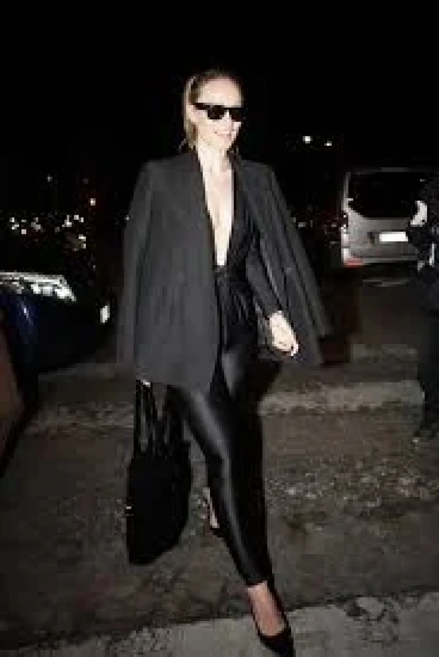 Olivia Wilde’s Paris Fashion Week Night Out, Seen Up Close in a Plunging Catsuit