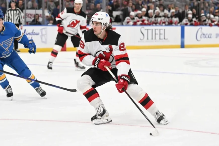 Luke Hughes Reacts as Jack Hughes Returns to NHL Day Job