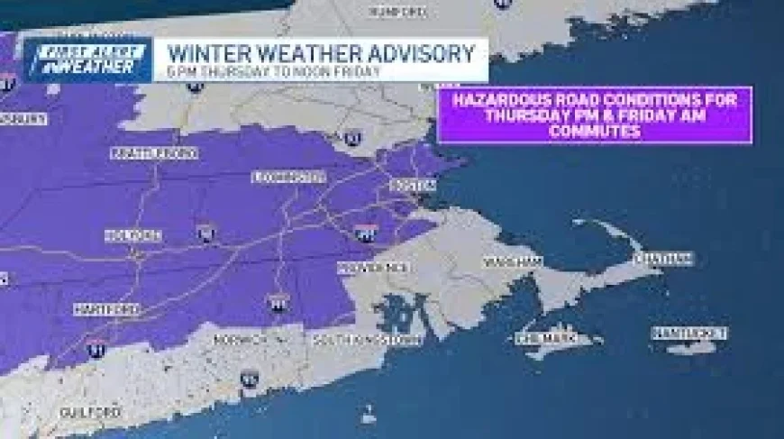 Weather Forecast Snow Storm: First Alert as Another Messy System Pushes into New England Thursday Afternoon