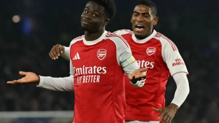 Arsenal Triumphs 1-0 at Brighton with Saka’s Early Goal