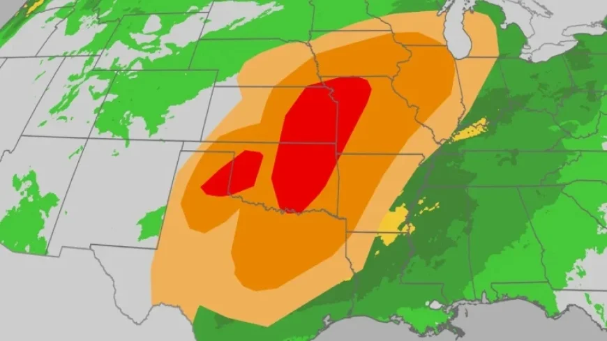 Severe Thunderstorms as a multi-day U.S. severe-weather stretch takes shape