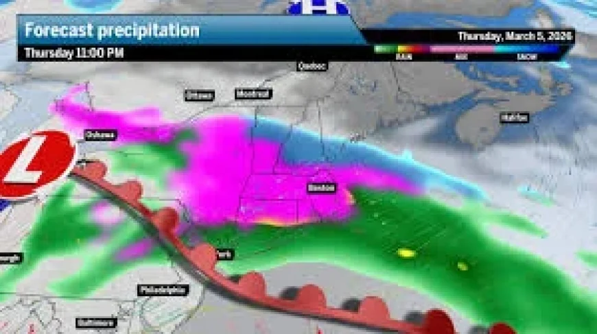 Snowfall Weather Forecast: A Messy Thursday Night Brings Ice, Sleet, and Plowable Snow—While Warmth Looms Next