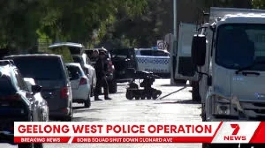 Geelong West Street Sealed Off as Police Converge on Clonard Avenue Property
