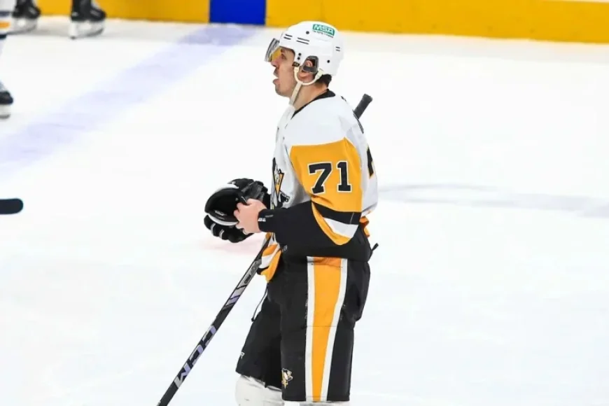 Evgeni Malkin Ejected for Slashing Rasmus Dahlin in Penguins-Sabres Game
