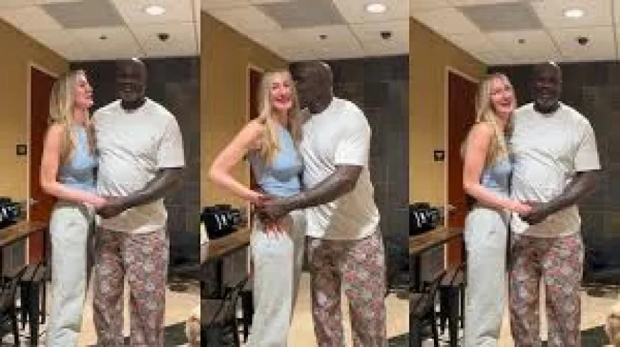 Social Media Reacts to Shaquille O’Neal Meeting World’s Tallest Model Ekaterina Lisina in Playful Video