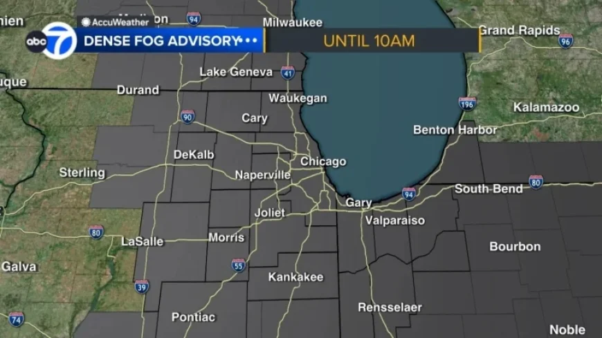 Chicago Weather: Dense Fog Locks In, Severe Storm Chances Build Into Friday