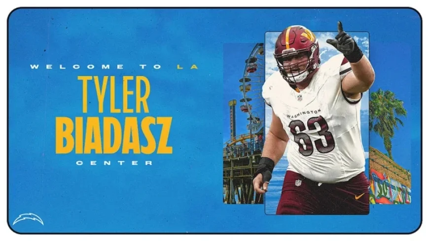 Los Angeles Chargers Secure Pro Bowl Center Tyler Biadasz