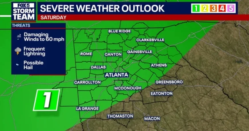 Atlanta Weather: Record heat ‘rings the bell’ as weekend storm threat builds