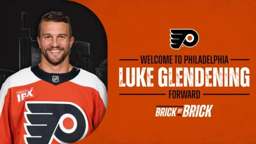 Flyers Acquire Luke Glendening from New Jersey on Waivers