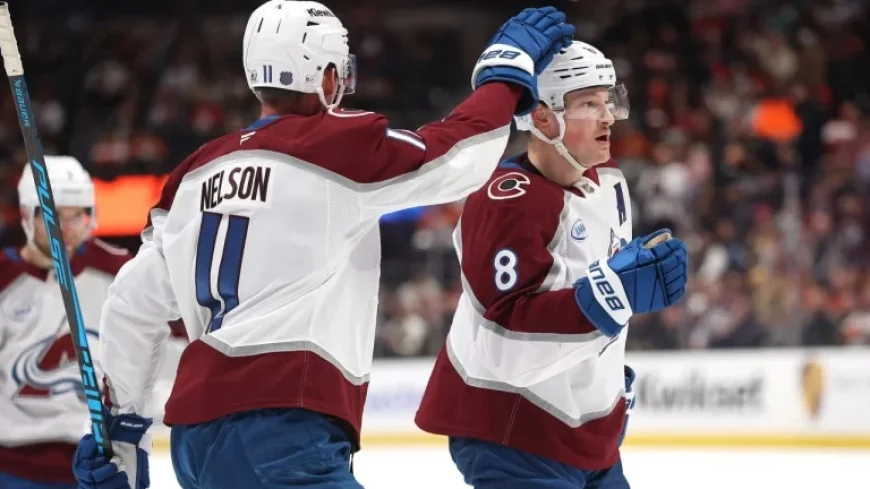 Martin Nečas Scores as Makar’s 3 Points Spark Avalanche 5-1 Win Over Ducks