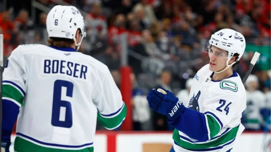 Brock Boeser News: Power-play tally in loss, return raises roster questions