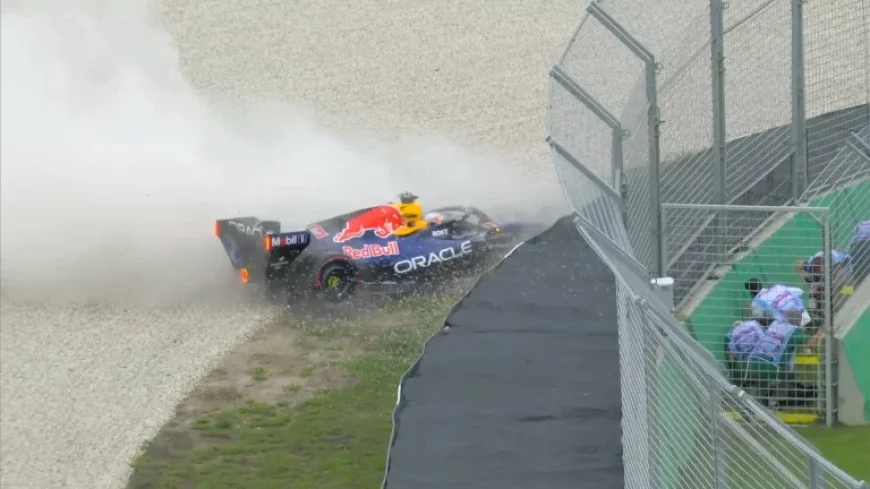 Australian Grand Prix Shock: Max Verstappen Crashes Out of Qualifying, Red Flags Halt Q1