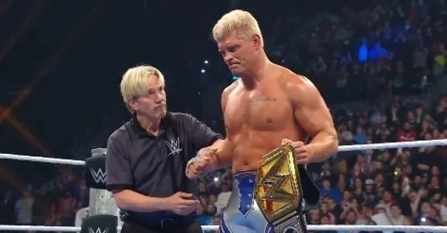 Cody Rhodes Claims WWE Championship with Jacob Fatu’s Assistance