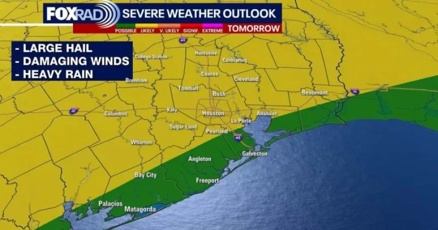 Weather Houston as weekend storms and a midweek front reshape the forecast