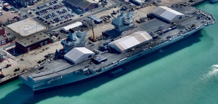 Hms Prince Of Wales on five days’ notice reveals UK carrier force stretched by escort shortfall