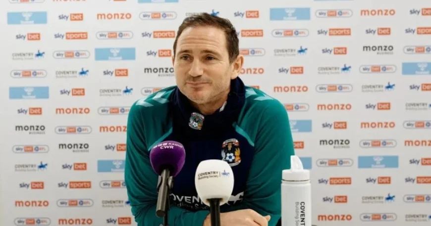 Bristol City Vs Coventry: Lampard warns of backlash — five stats that reshape the tie