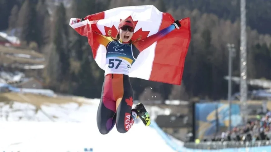 Natalie Wilkie and two teammates give Canada a special three-medal start at Milano-Cortina Paralympics