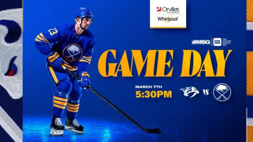 Predators Vs Sabres: Buffalo’s five-game surge, deadline pickups and a playoff-feel homestand