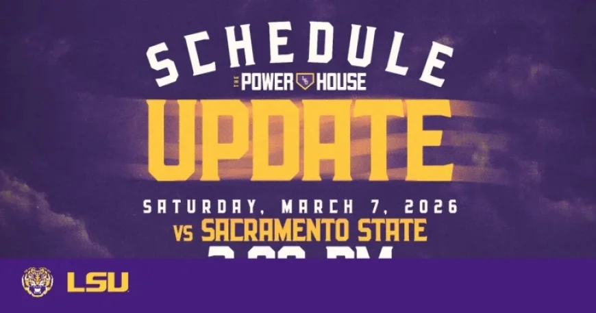 Lsu Baseball Game Today: Start time moved by 4 hours as weather forecast forces LSU–Sacramento State change