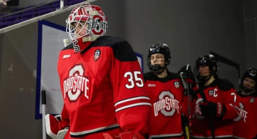 Ohio State Women’s Hockey Defeats Top-Ranked Wisconsin 2-1, Wins WCHA Championship
