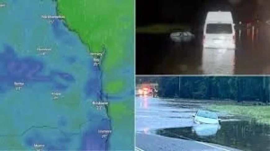 Brisbane Weather Forecast reveals heavy-rain warnings even as full coverage is blocked