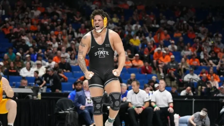 Big 12 Wrestling Championships: Oklahoma State Leads as Iowa State Sends Four to the Finals — A Tight Race Behind the Points