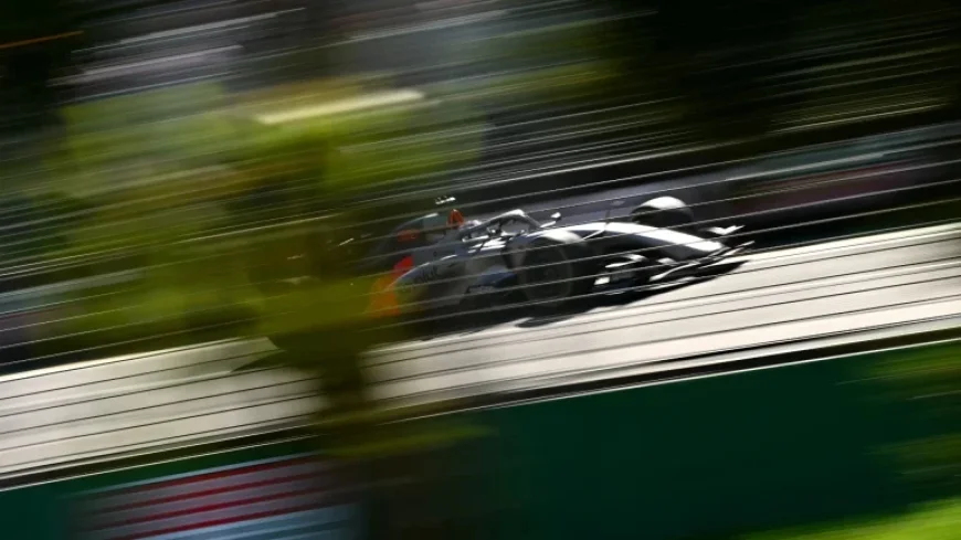Charles Leclerc as Mercedes lock out the front row in Melbourne
