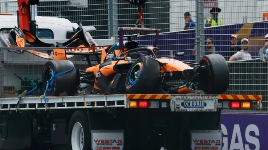 Oscar Piastri Australian Gp: Crash on Way to Grid Ends Home Race as Russell Wins in Melbourne