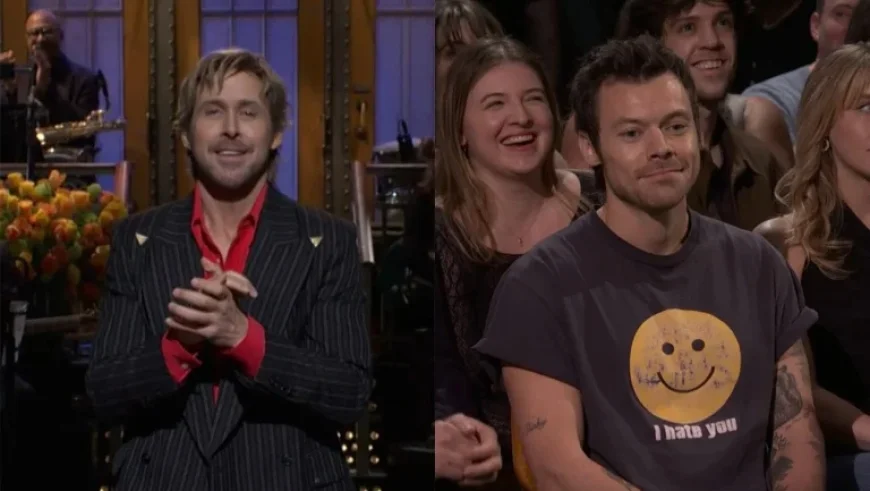 Harry Styles Interrupts Ryan Gosling’s SNL Monologue