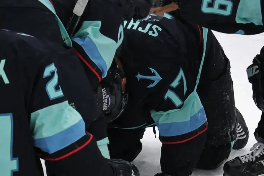 Jaden Schwartz exits game after skate to face — a winger’s frightening night and the team’s immediate concern