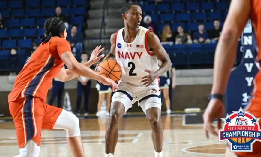 Navy Basketball faces Boston University in Patriot League semifinal Sunday afternoon